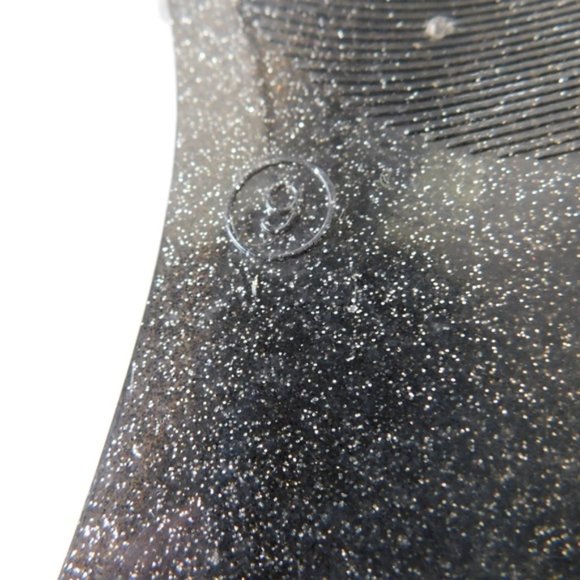 Jeffrey Campbell Havana glitter jelly flats shoes, sz 9 - Picture 9 of 10